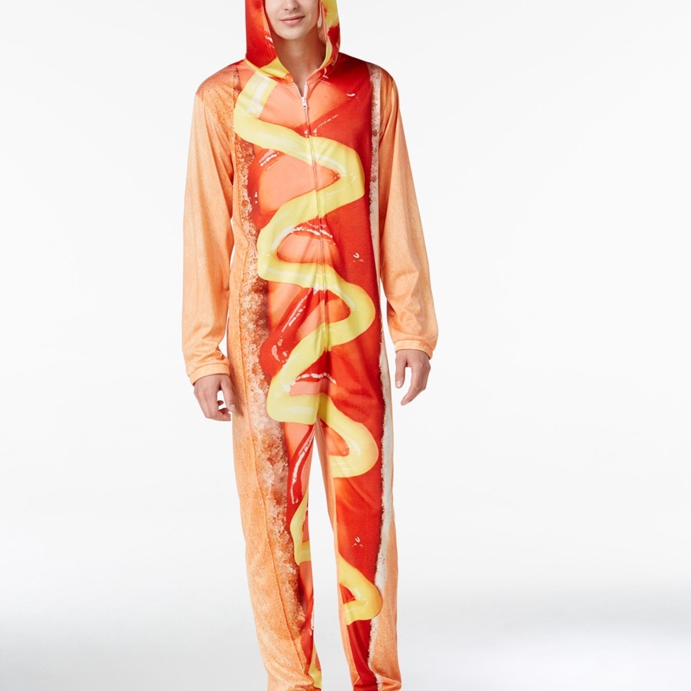 Men’s hotdog onsie